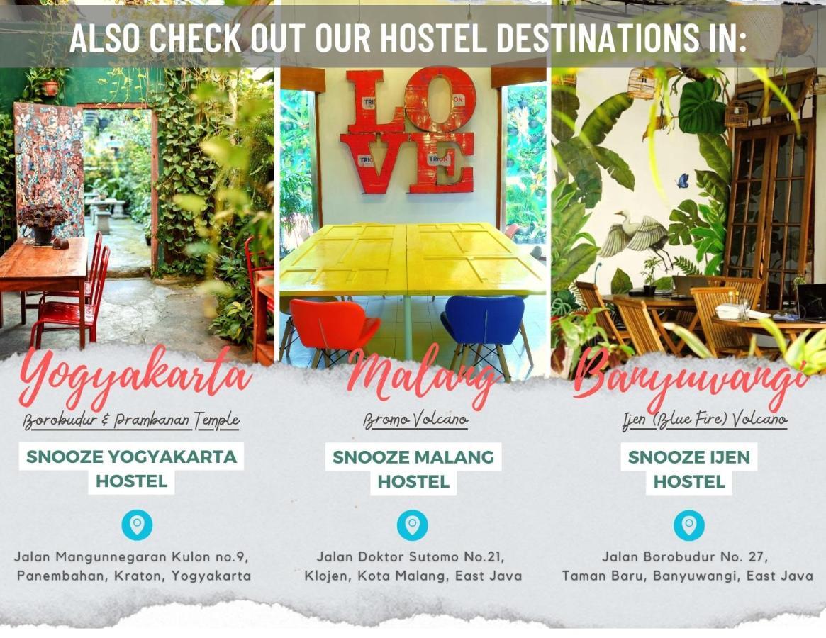 Hostel Snooze Ijen Banyuwangi  Zewnętrze zdjęcie